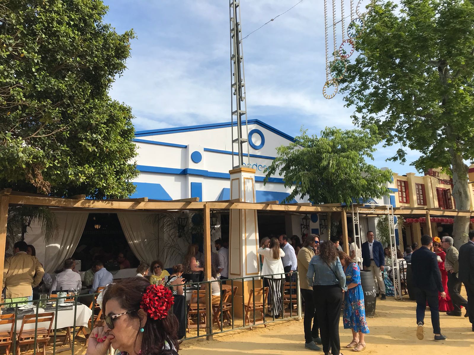 Caseta de Endesa en la Feria del Caballo 2018.