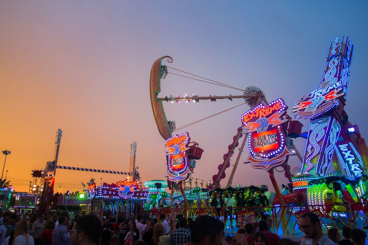 Atracciones en una edición anterior de la Feria del Caballo.