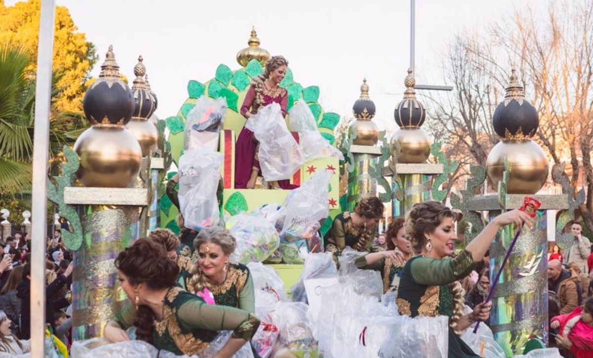 Cabalgata de Reyes Magos el año pasado en Utrera, Sevilla