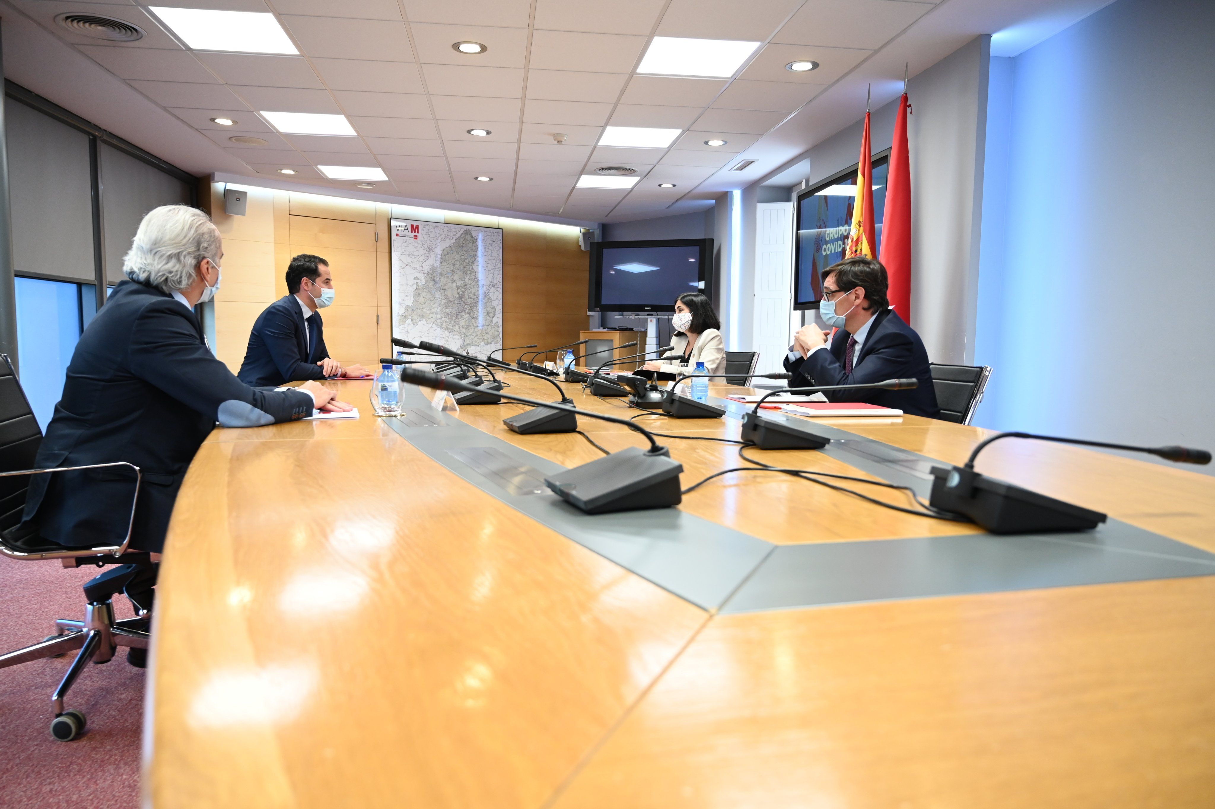 Reunión de Sanidad con Madrid para la restricción de la movilidad.