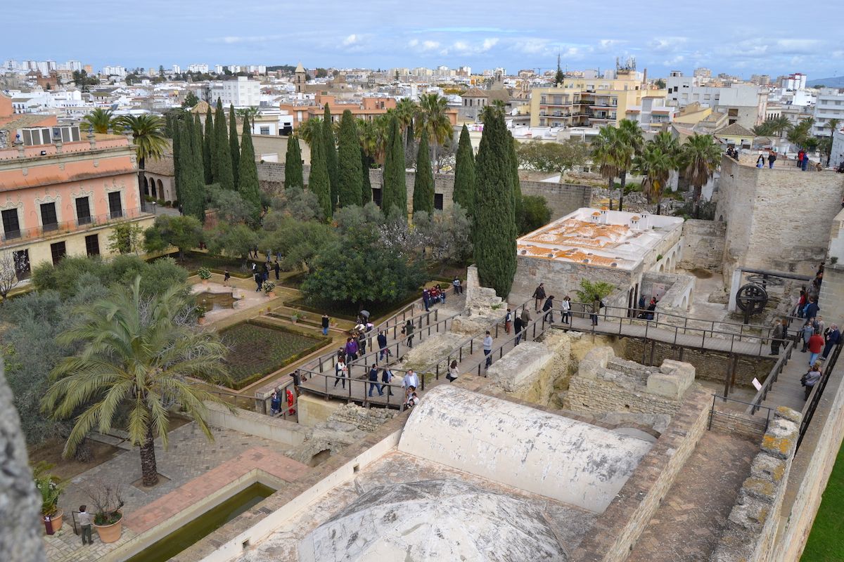 Una vista del Alcázar de Jerez, en una imagen de archivo.