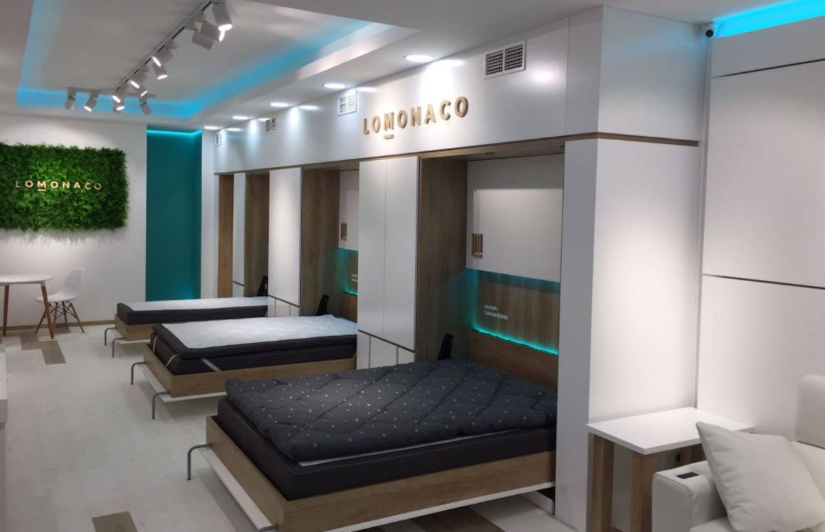 Ejemplo de una tienda física de LoMonaco