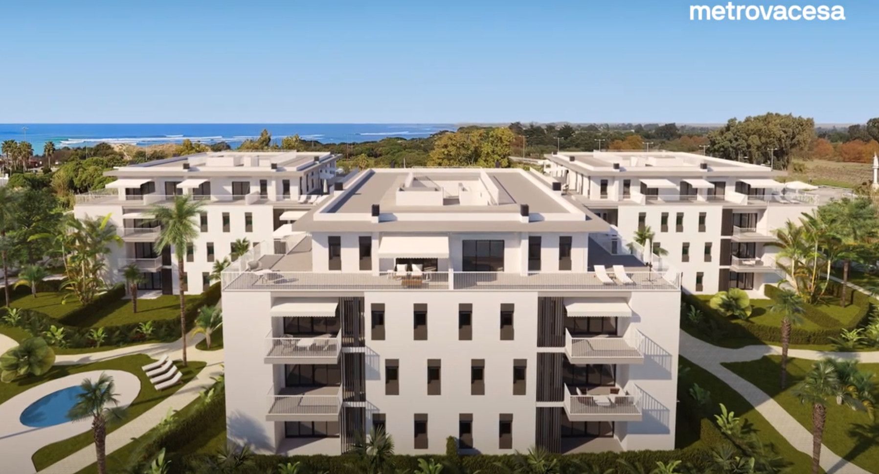 El complejo Pier One en Rota, construido por Metrovacesa.