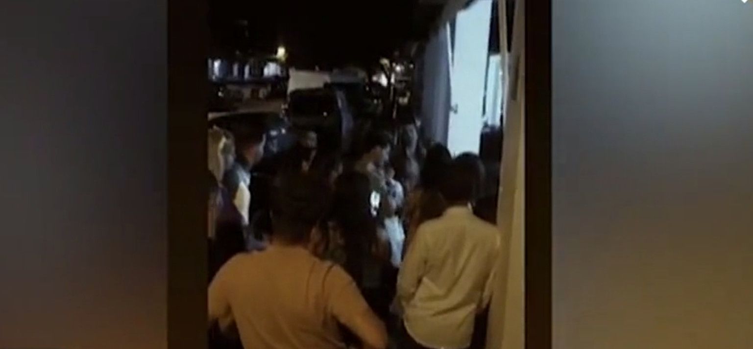 Una fiesta en El Rocío, Almonte, en plena crisis sanitaria. FOTO: CANAL SUR