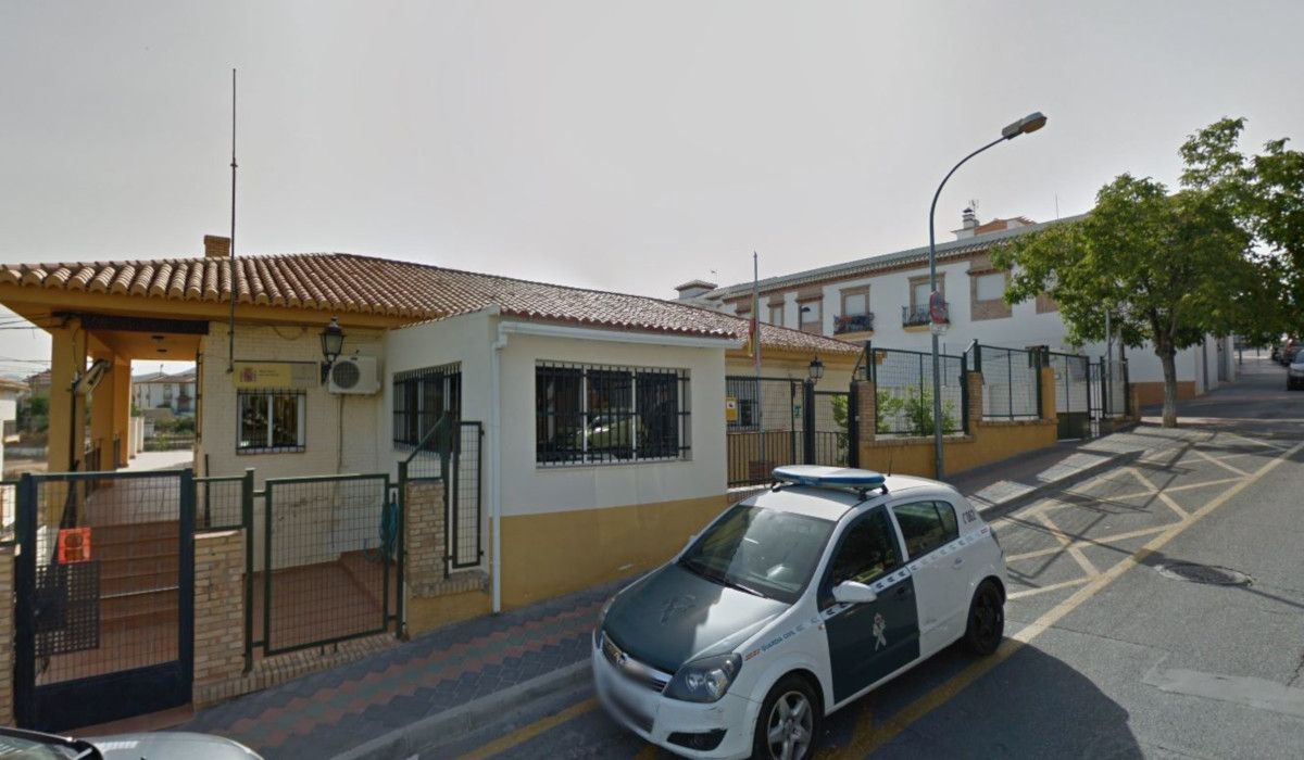 La comandancia de la Guardia Civil en La Zubia.