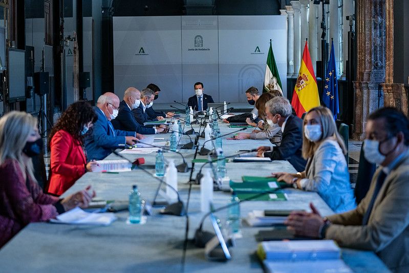 Consejo de Gobierno de la Junta celebrado este martes en Sevilla. Autor: JUNTA