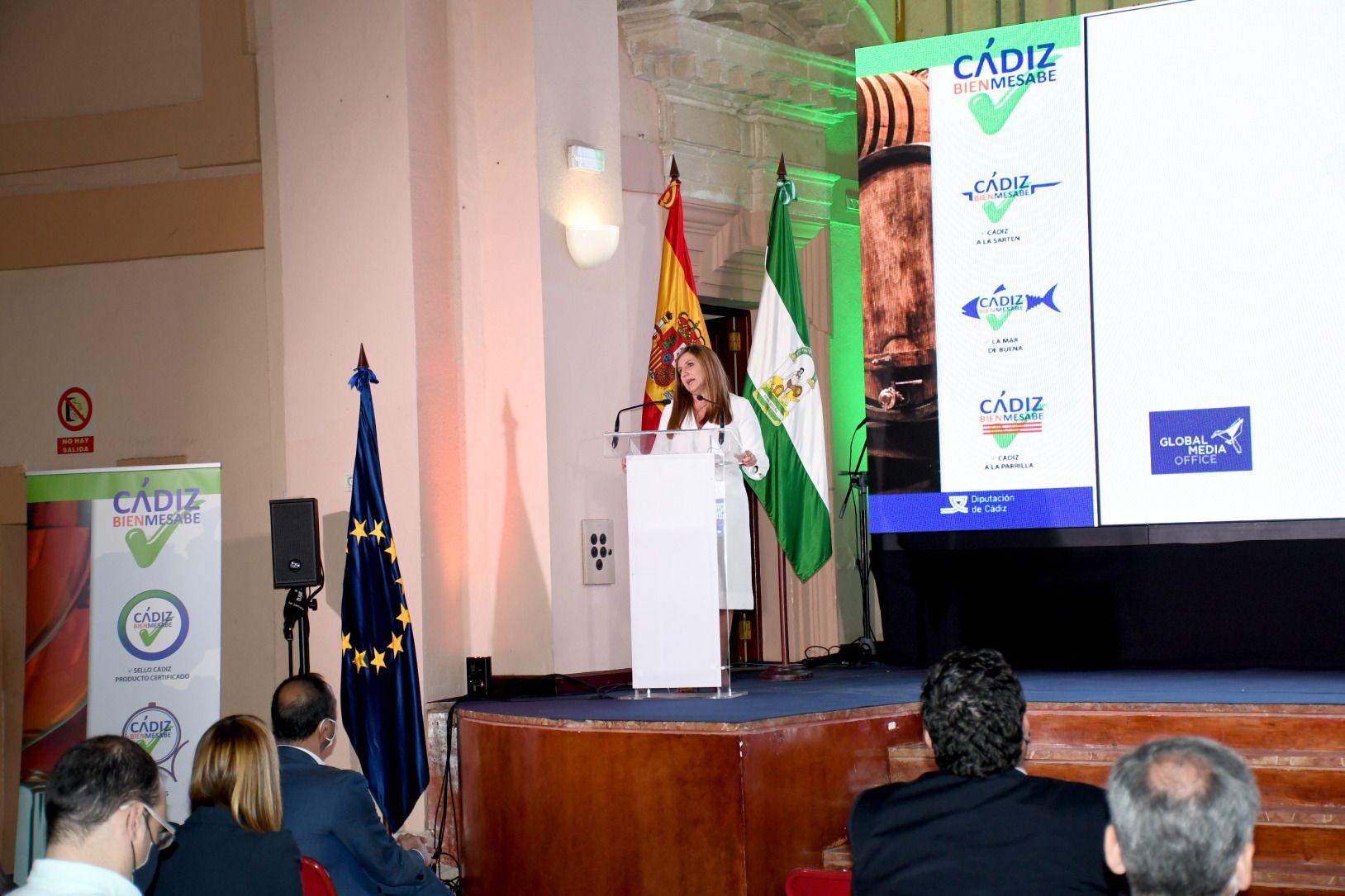 Irene García, en la presentación de 'Cádiz Bienmesabe'.