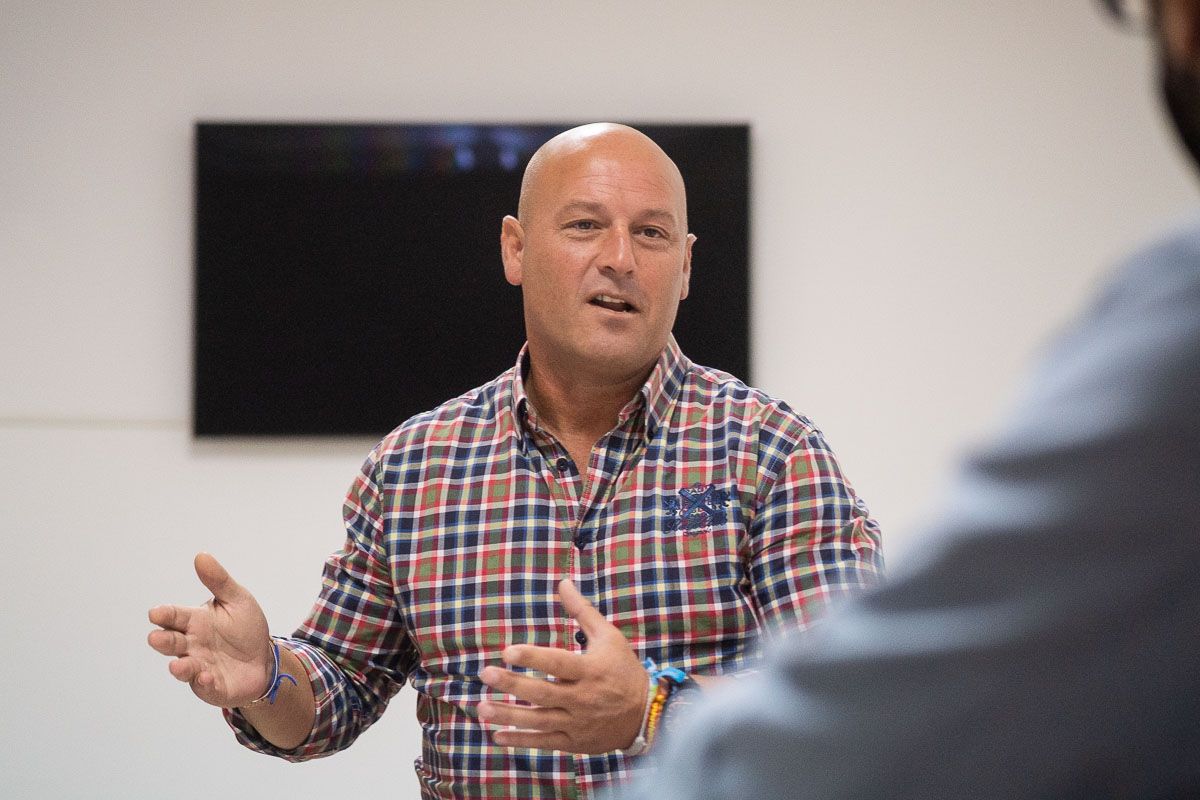 Manolo Corona, en un reportaje para lavozdelsur.es en 2020.