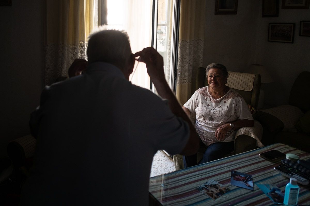 Un momento del encuentro con este medio. Autor: Manu García