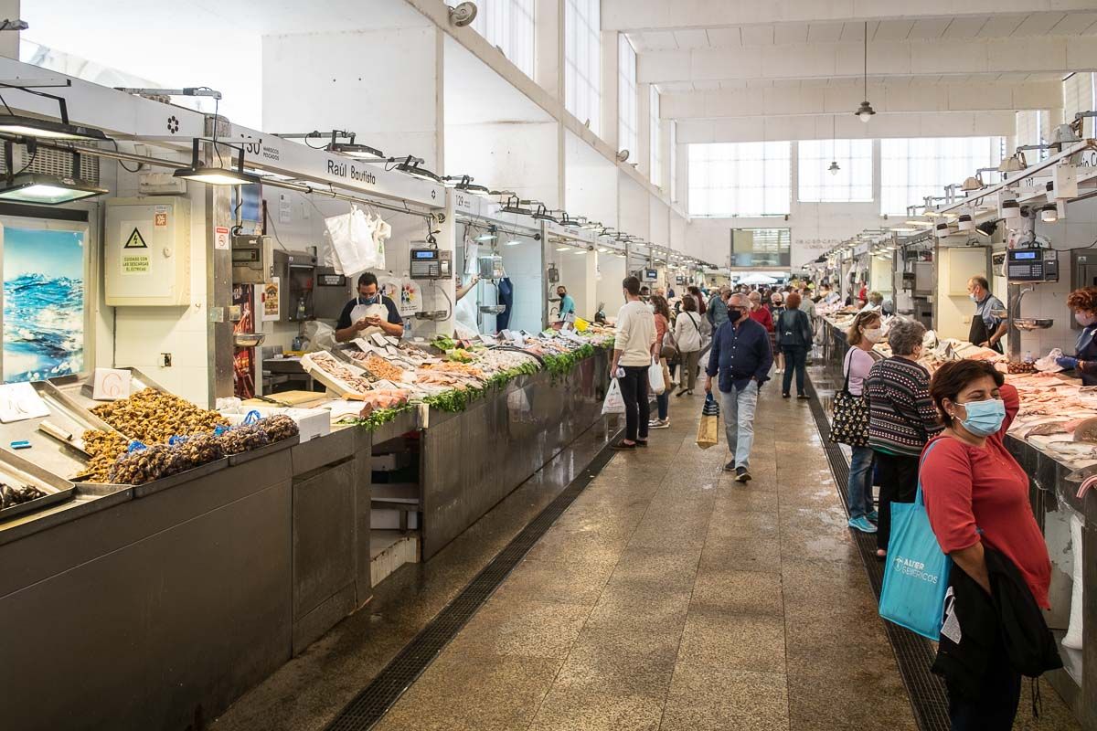 El Mercado de Abastos de Cádiz, en una imagen de hace unos meses.