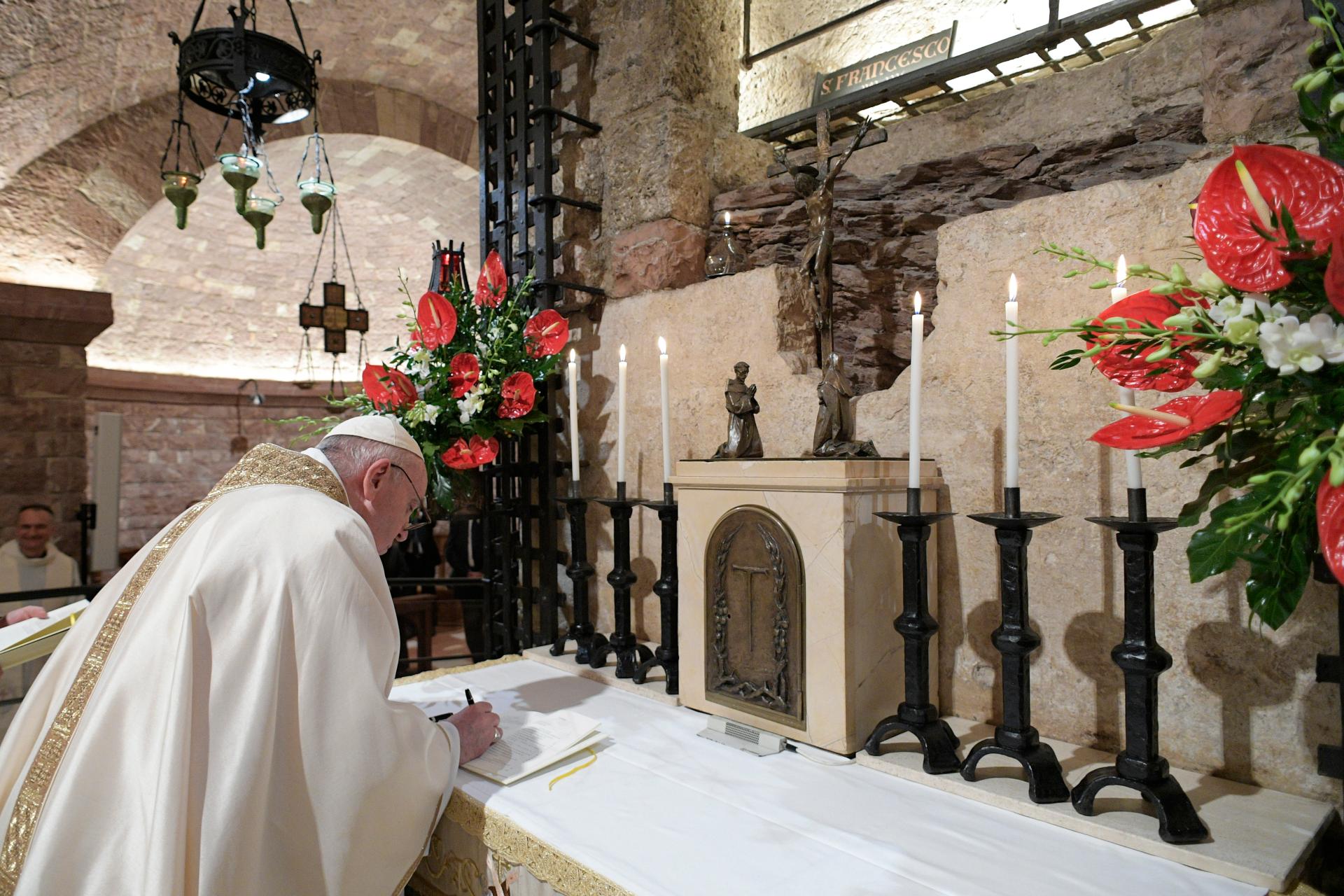 El Papa Francisco, en un acto religioso recientemente. FOTO: Pontifex