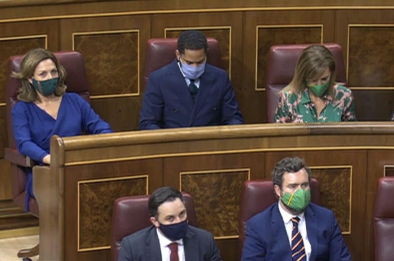 Diputados de Vox. FOTO: Congreso