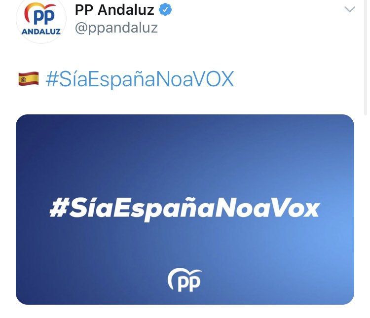 La 'recogida de cable' del PP andaluz: publica y borra después un tuit contra Vox, con quien negocia los Presupuestos