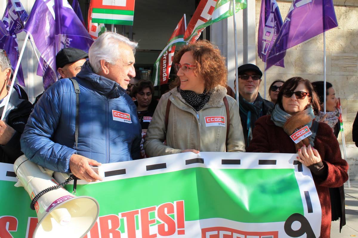 Nuria López, secretaria general de CCOO en Andalucía, en una imagen reciente.