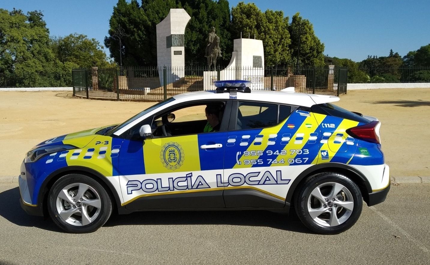 Un coche patrulla de la Policía Local de Mairena del Alcor.