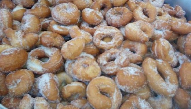 Rosquillas de azúcar.