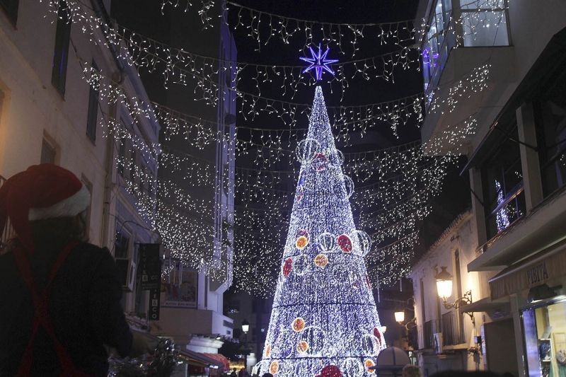 Iluminación navideña de Marbella, en una imagen de archivo.