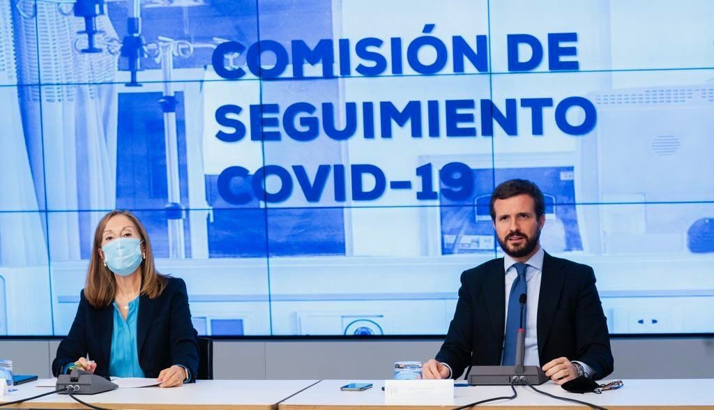 Pablo Casado y Ana Pastor, del PP, en una imagen reciente.