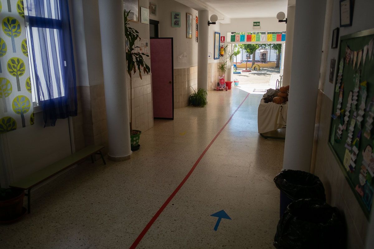 Un colegio rural en la provincia de Cádiz, en una imagen reciente.