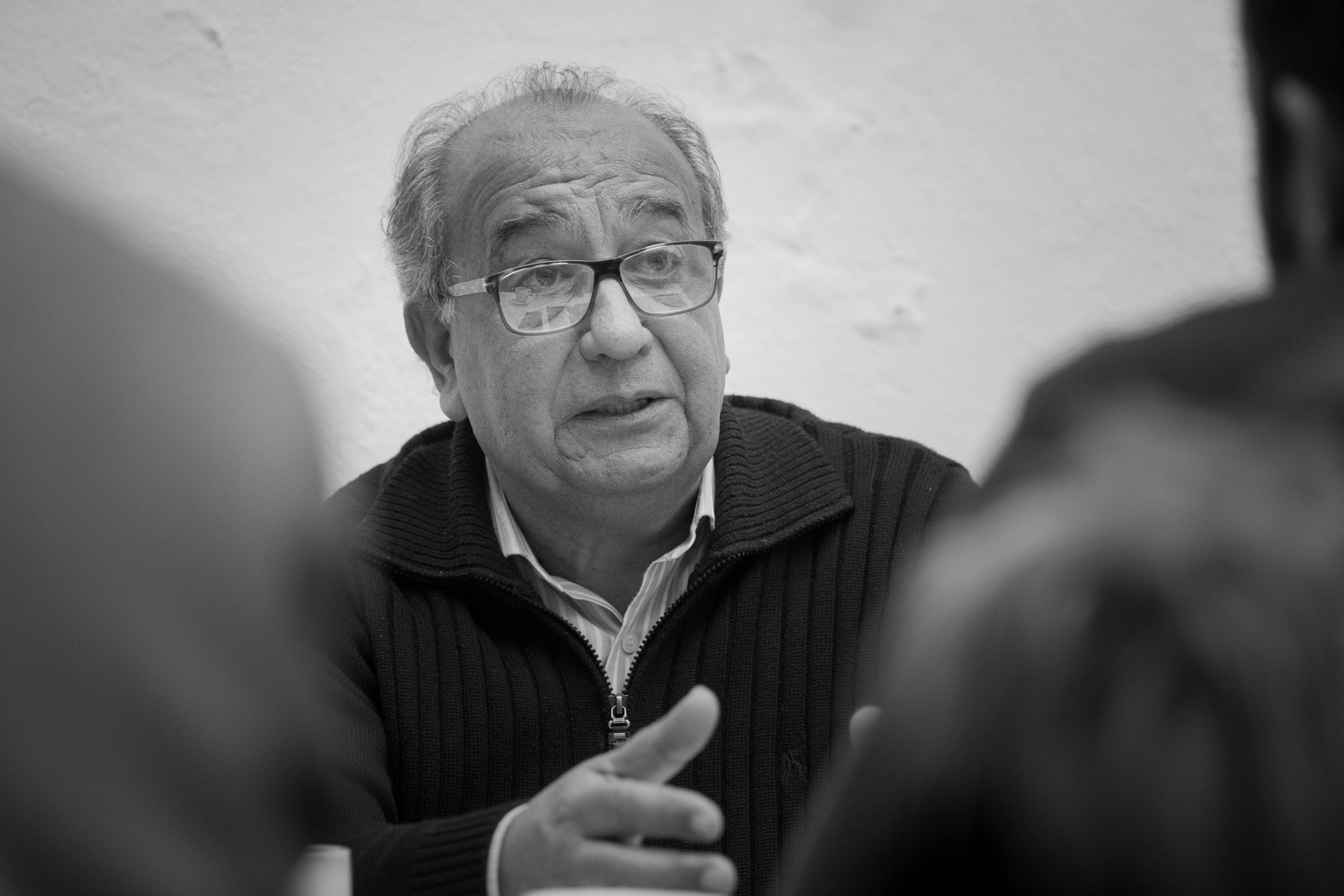 Juan Manuel Suárez Japón, en el transcurso de la entrevista concedida a lavozdelsur.es. FOTO: MANU GARCÍA