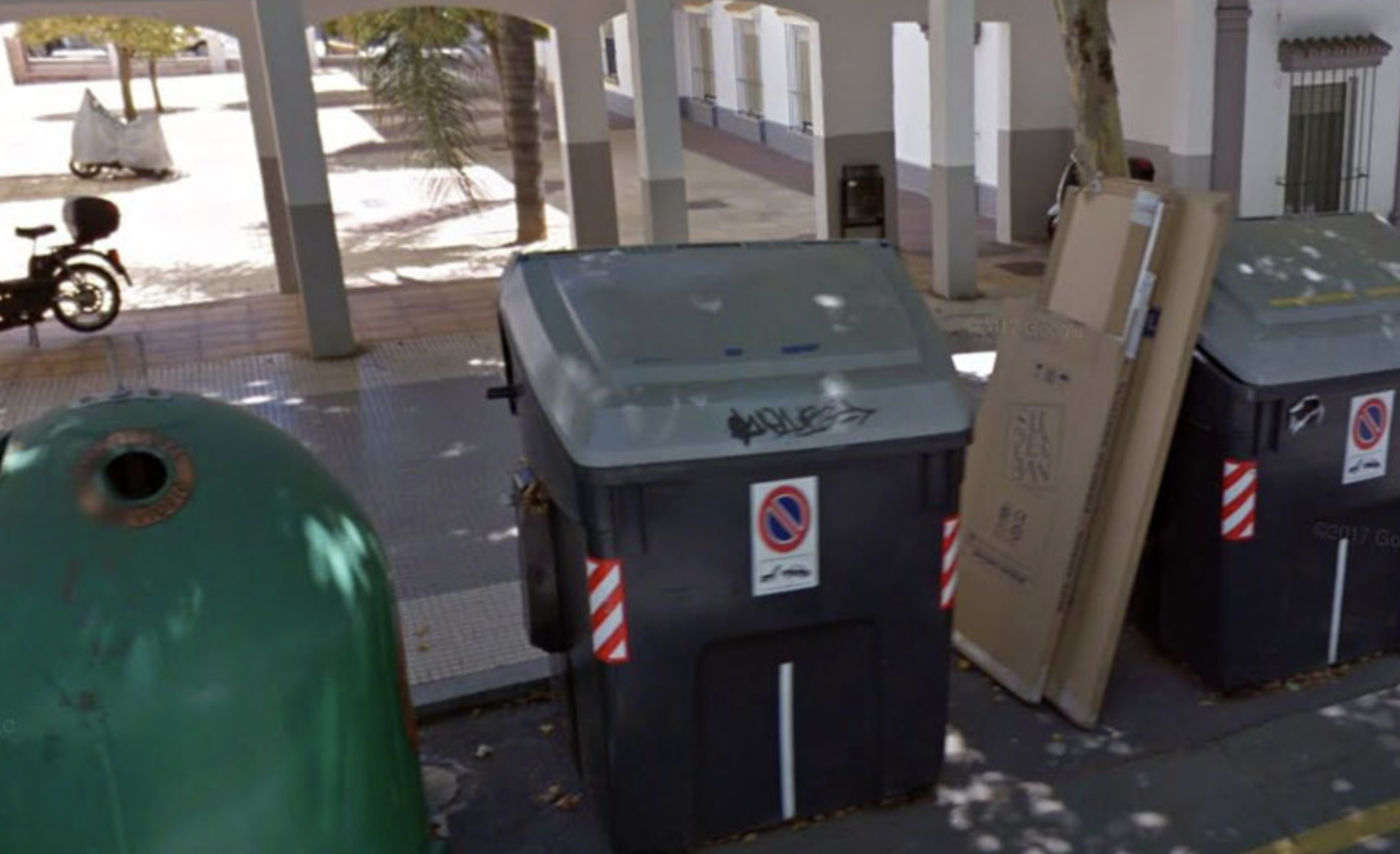 Imagen de la zona donde se ha hallado el cráneo humano.