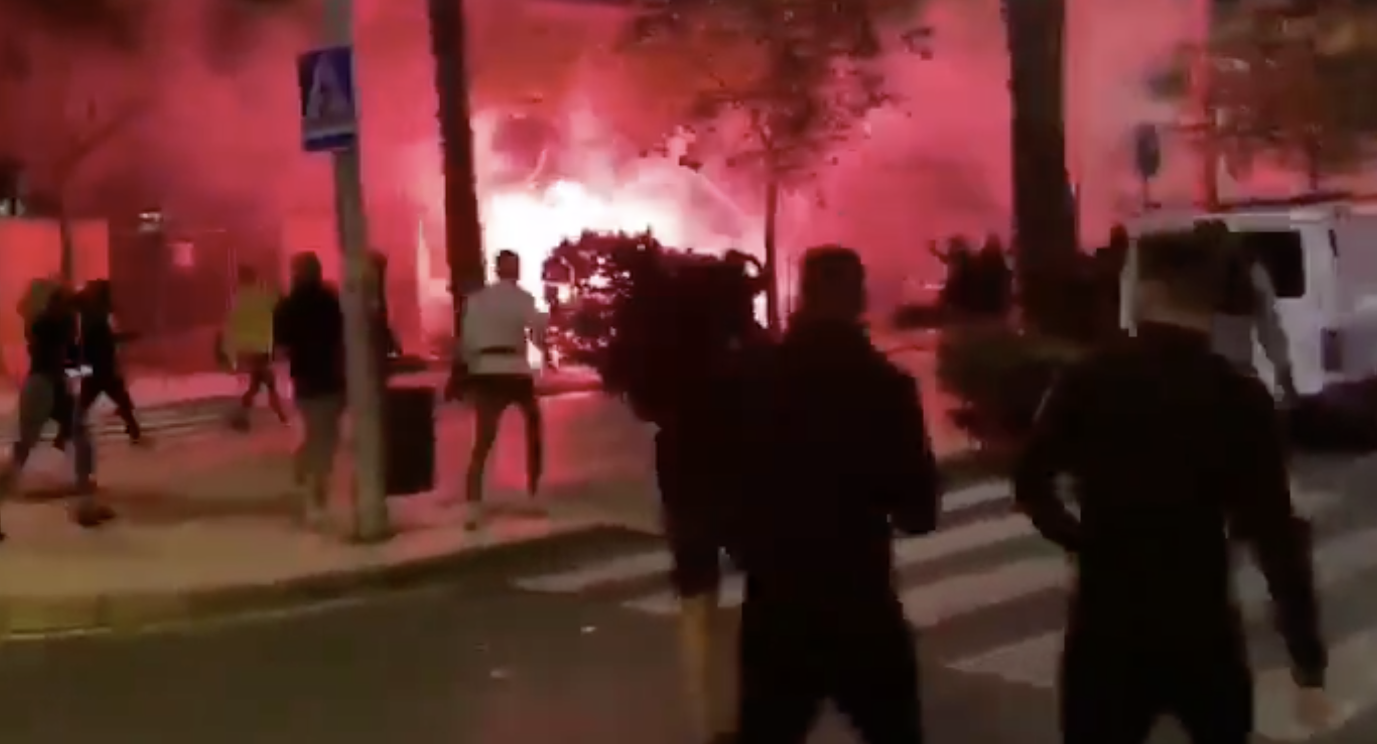 Disturbios graves en el barrio de Helin, en Málaga.