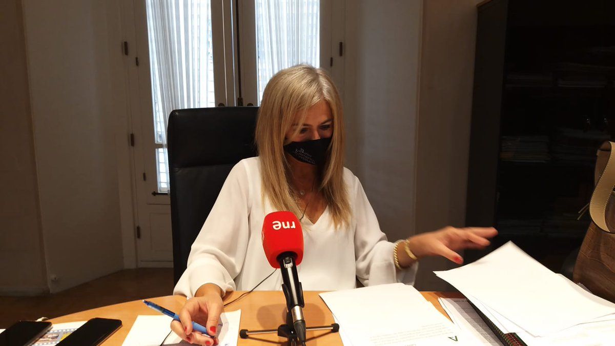 La consejera de Cultura, durante su entrevista de este martes en 'RNE'. La consejera de Cultura, durante su entrevista de este martes en 'RNE'.