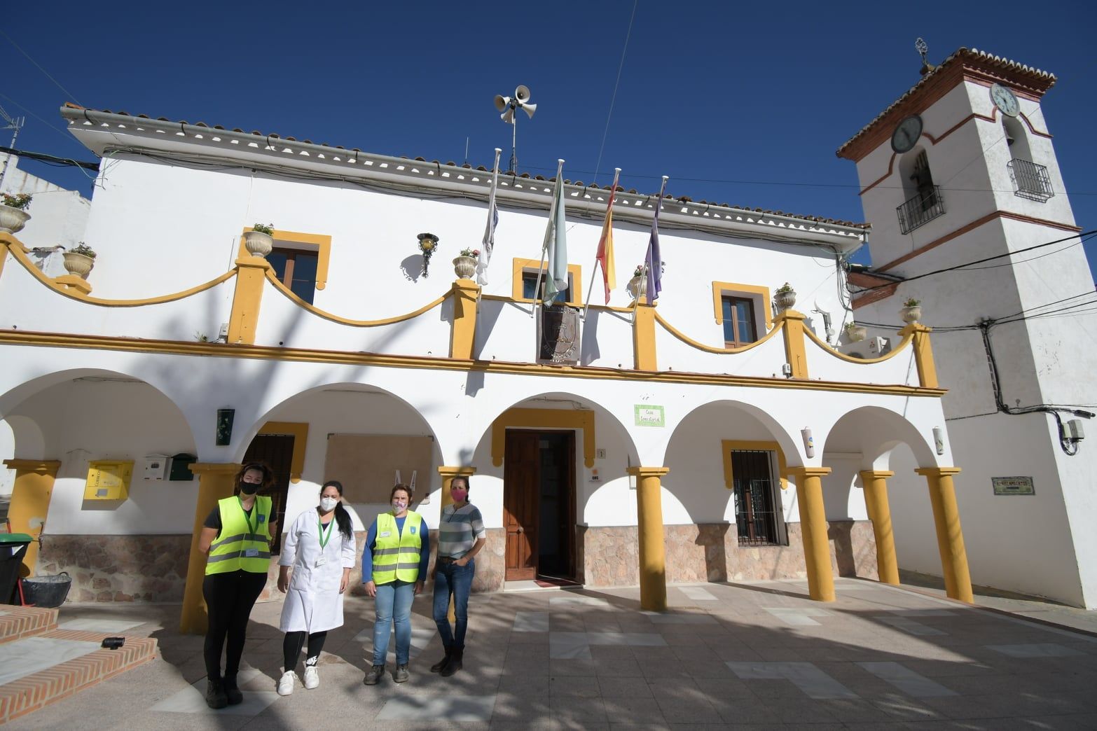 Una imagen del Ayuntamiento de Benadalid, uno de los pueblos de Málaga libres de coronavirus.