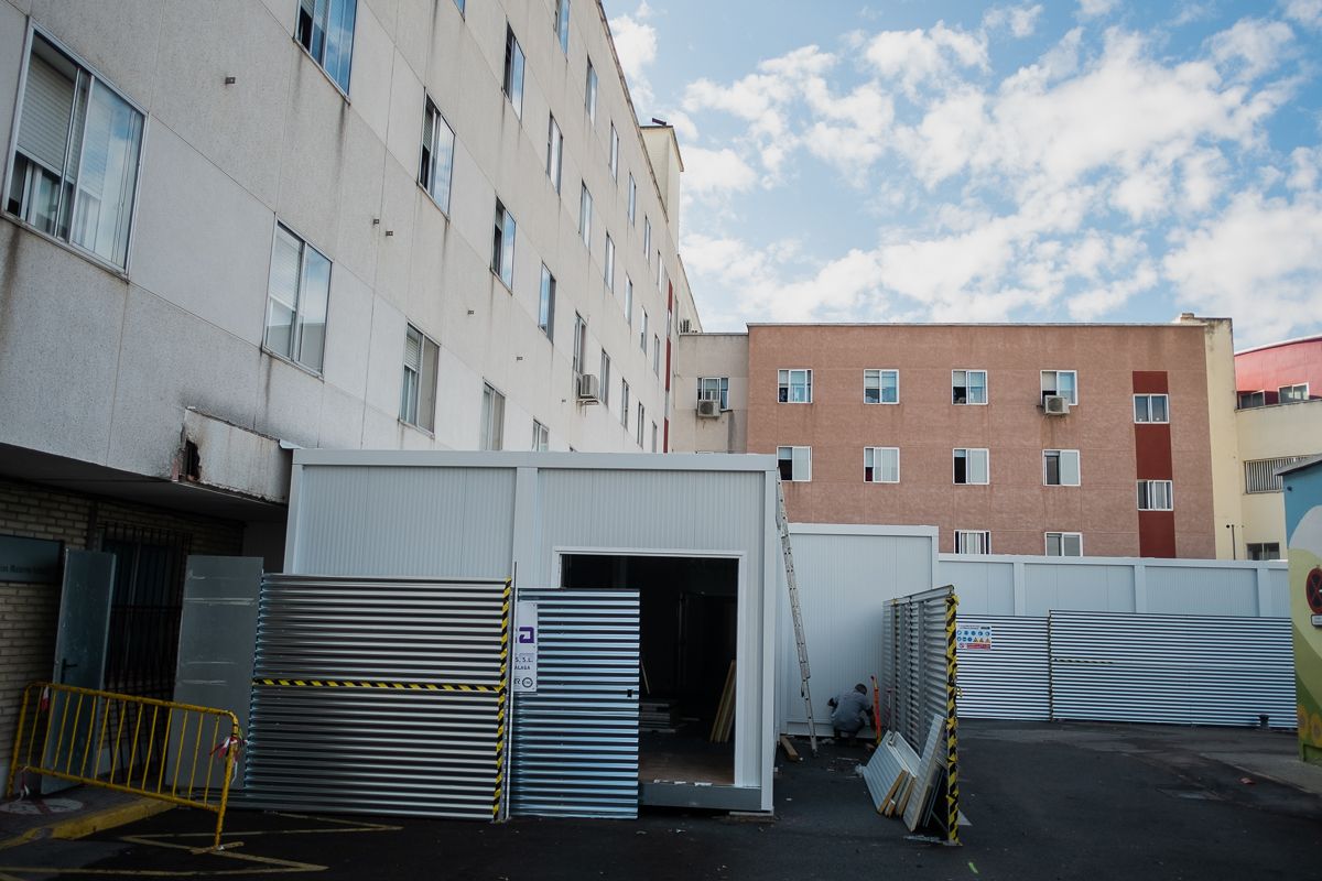 El hospital de Jerez, esta semana.