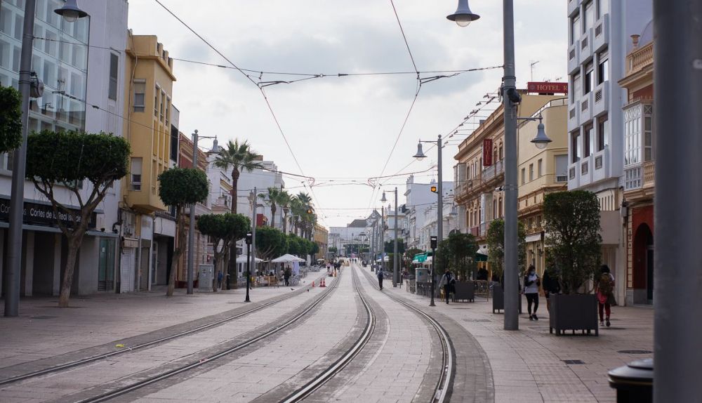 Las calles del centro de San Fernando, este mediodía.