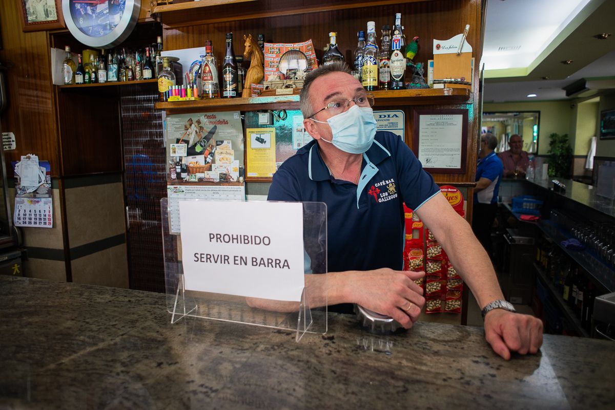 José Sixto, de Los Gallegos, en el centro de San Fernando.