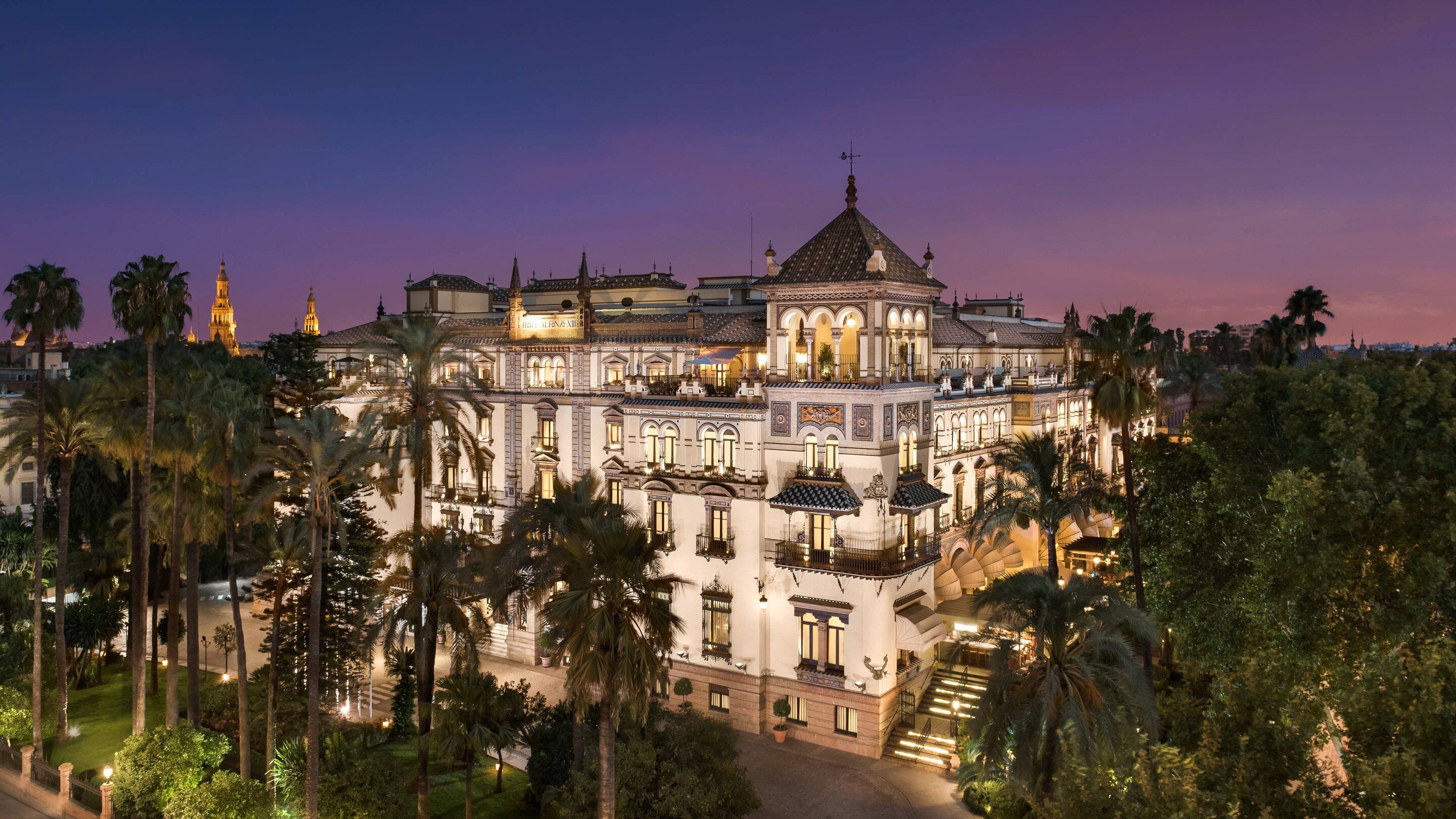 El legendario hotel Alfonso XIII de Sevilla, en una imagen de la cadena Marriott, cierra sus puertas temporalmente.