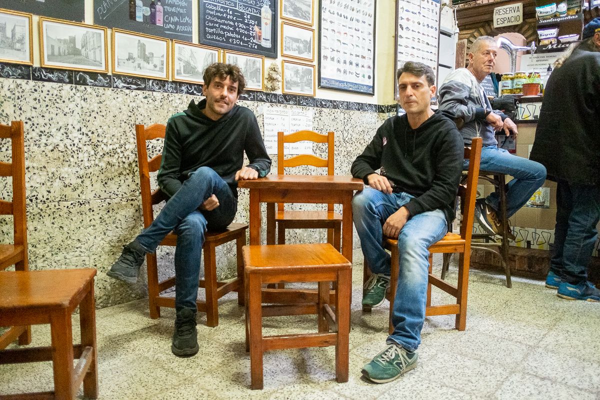 Los integrantes de RomeroMartín, en la entrevista. Los integrantes de RomeroMartín, en la entrevista.