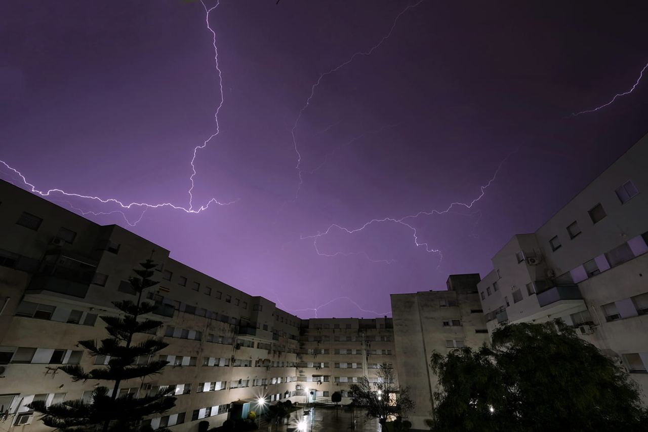 Una tormenta eléctrica reciente en la provincia. FOTO: JUAN LÓPEZ CEPERO