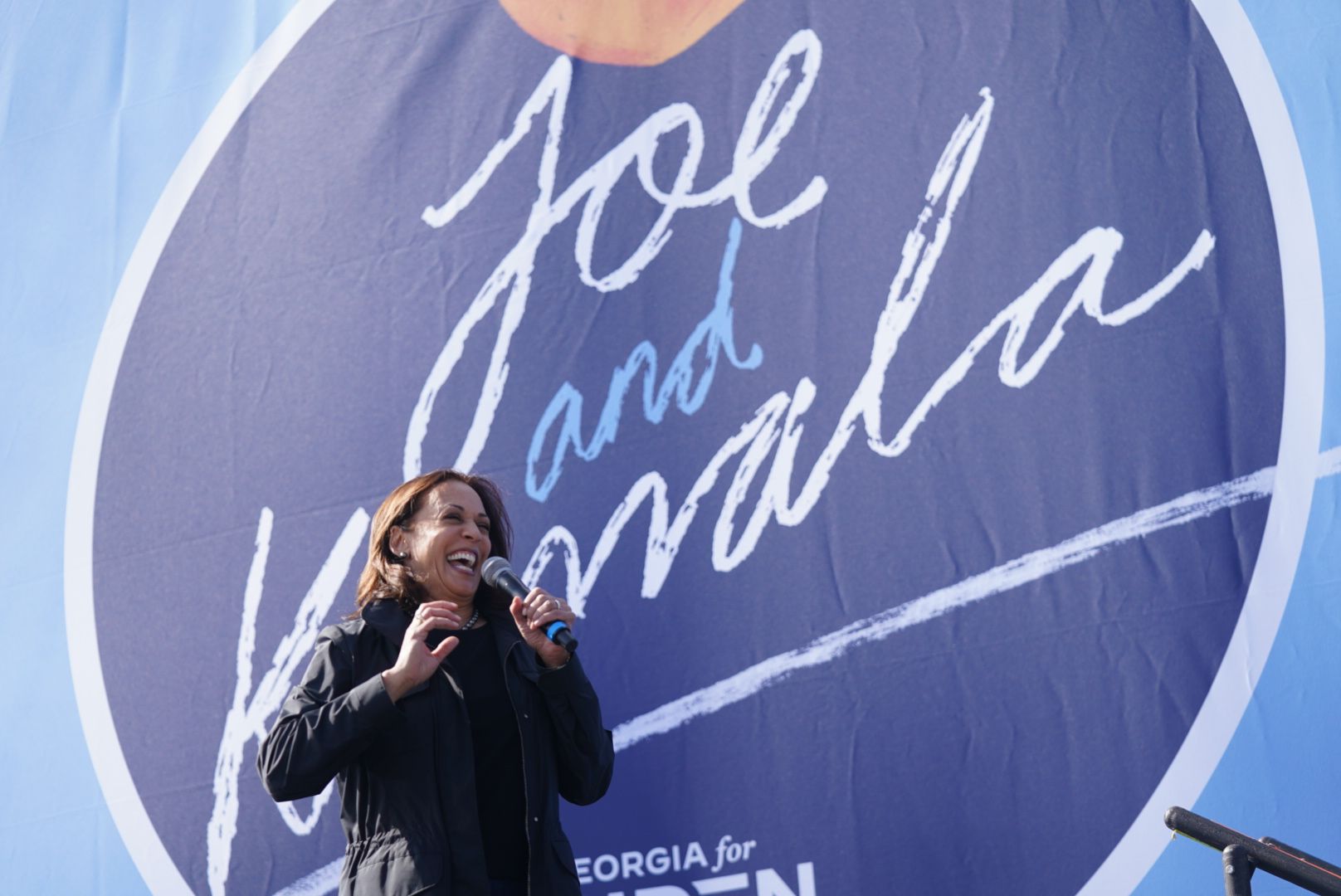 Kamala Harris, en un acto electoral reciente.