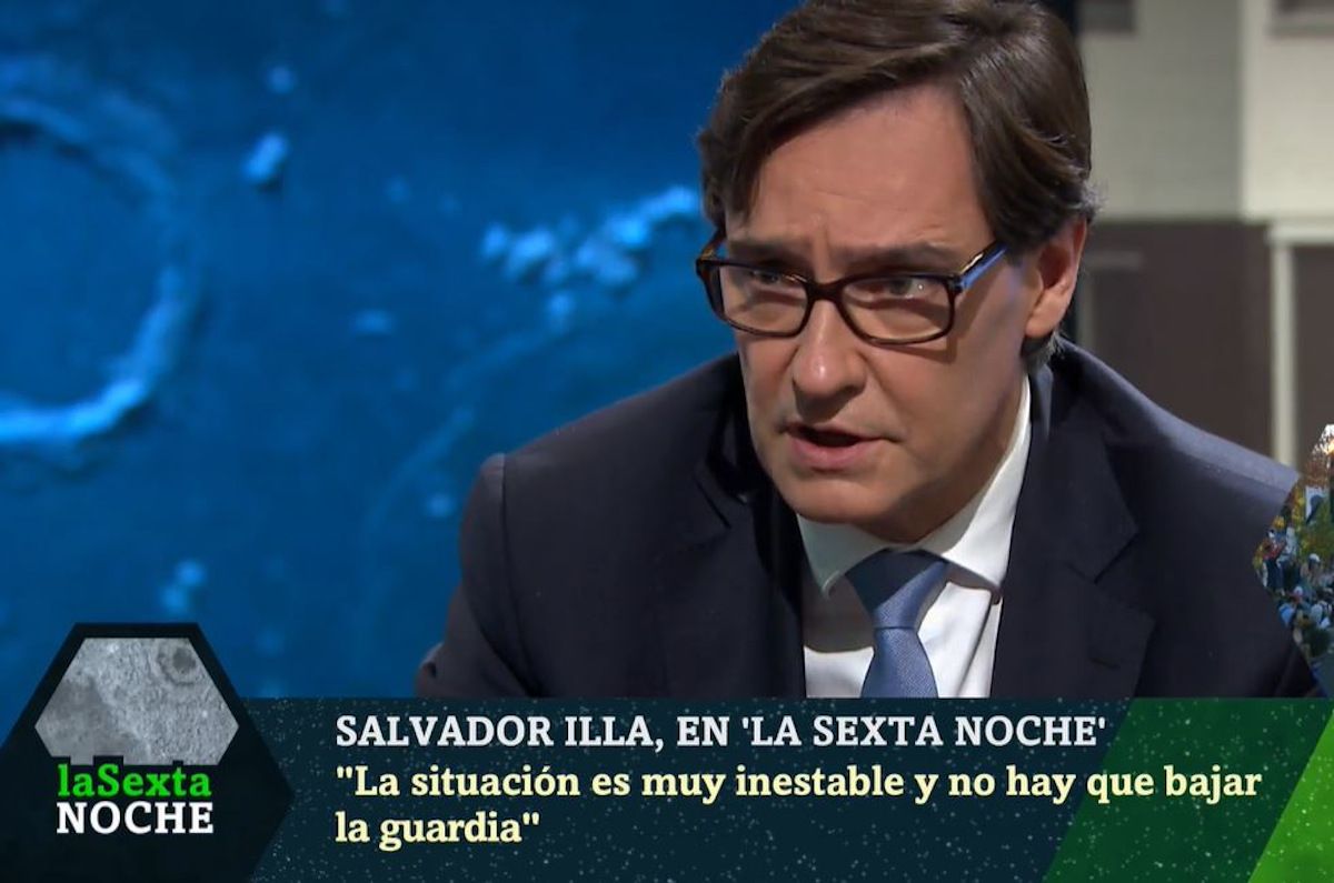 Salvador Illa habla de las navidades en el programa 'laSexta Noche'. Salvador Illa habla de las navidades en el programa 'laSexta Noche'.
