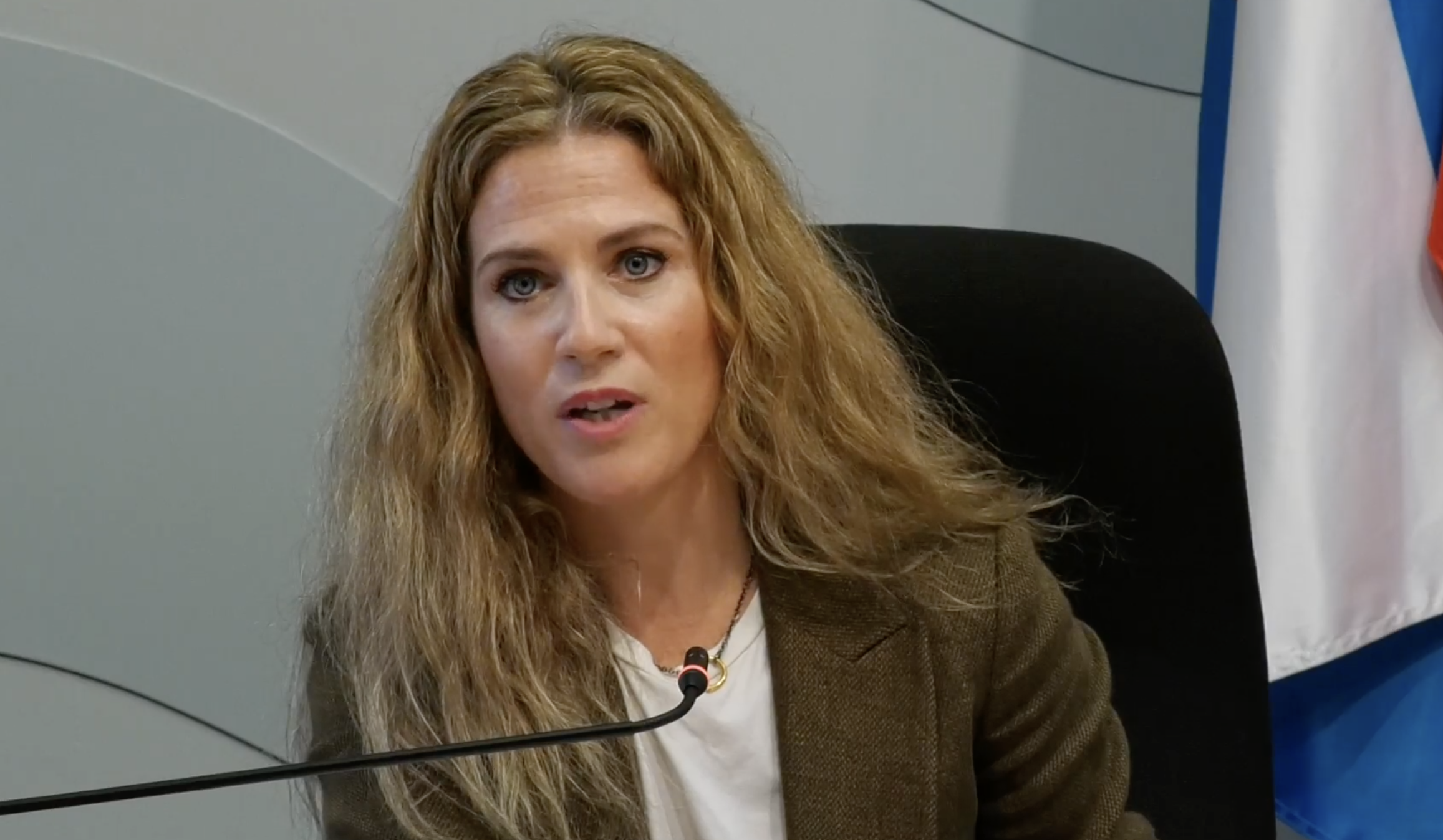 La delegada del Gobierno de la Junta en Cádiz, Ana Mestre, este pasado lunes en rueda de prensa.