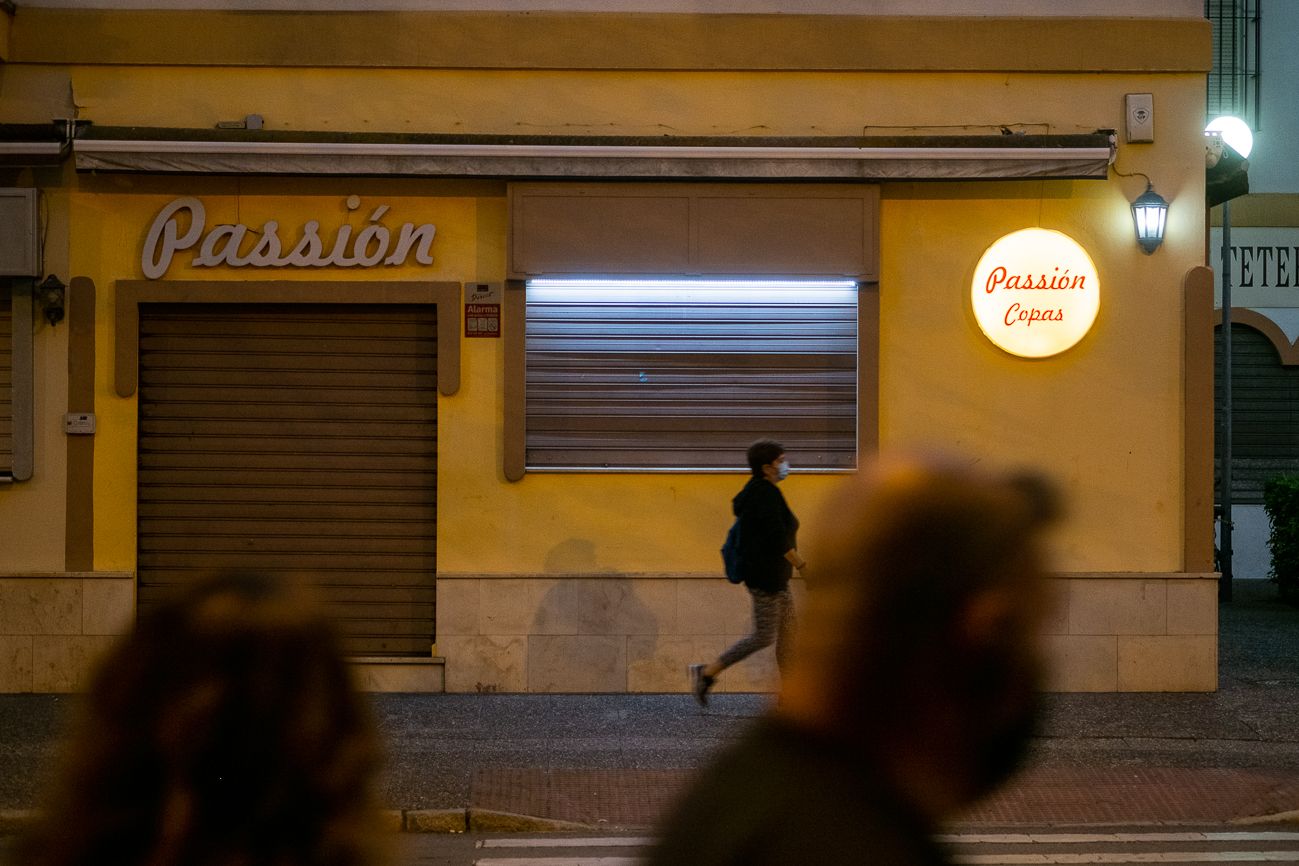 Locales en la avenida de México, en Jerez, en una imagen de archivo.