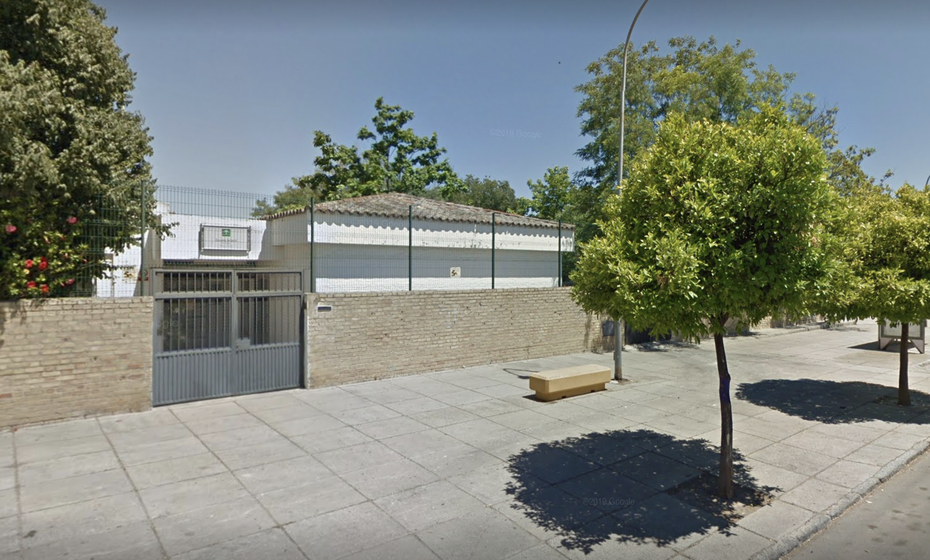 Exterior de la guardería jerezana Rocinante, en la zona Sur de la ciudad.
