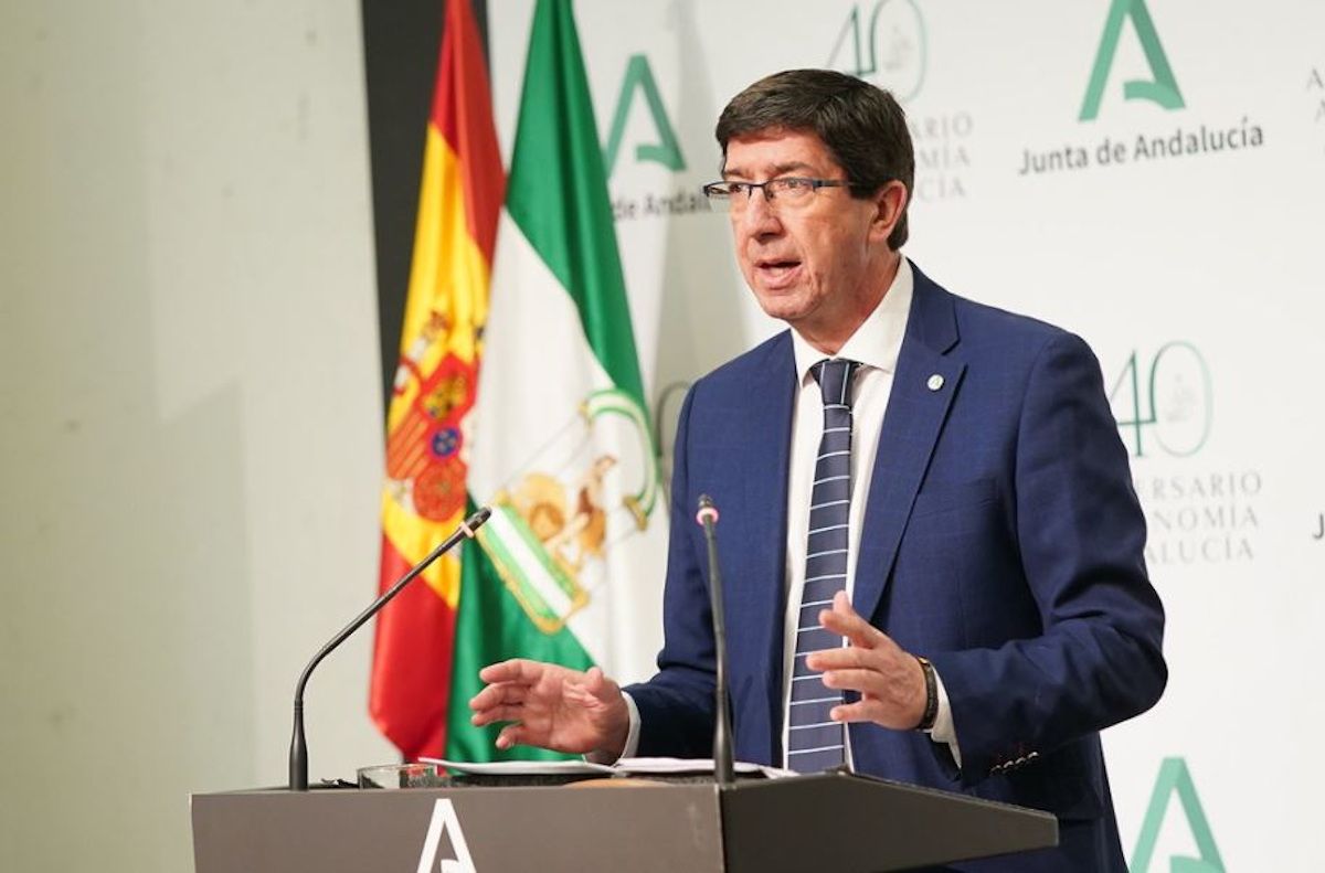 El vicepresidente de la Junta, Juan Marín, en una imagen de archivo.