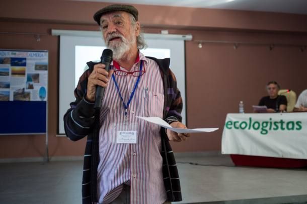 Armando Cáceres, miembro de Ecologistas en Acción, en una imagen reciente.