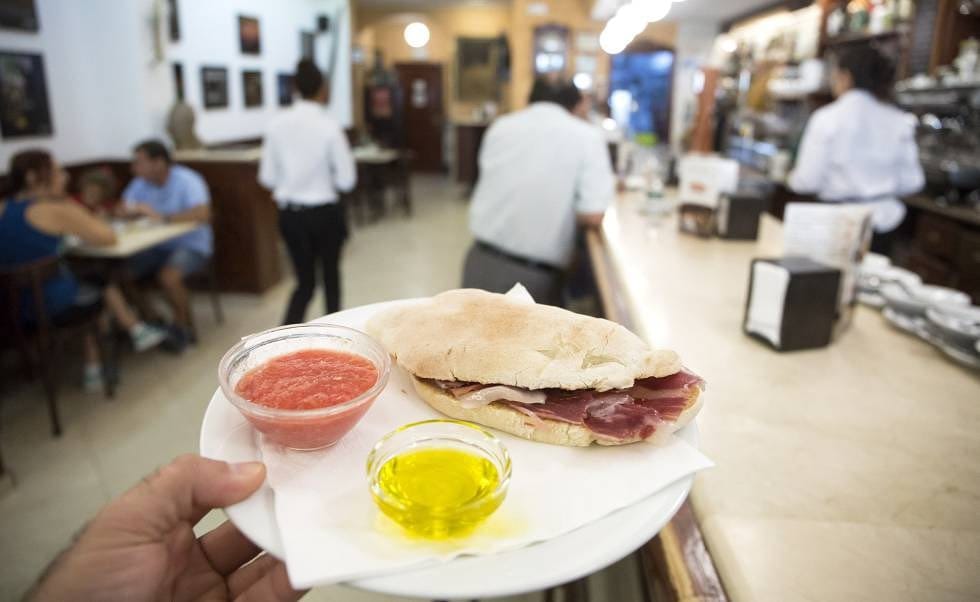 Un mollete de Antequera, en una imagen de archivo.