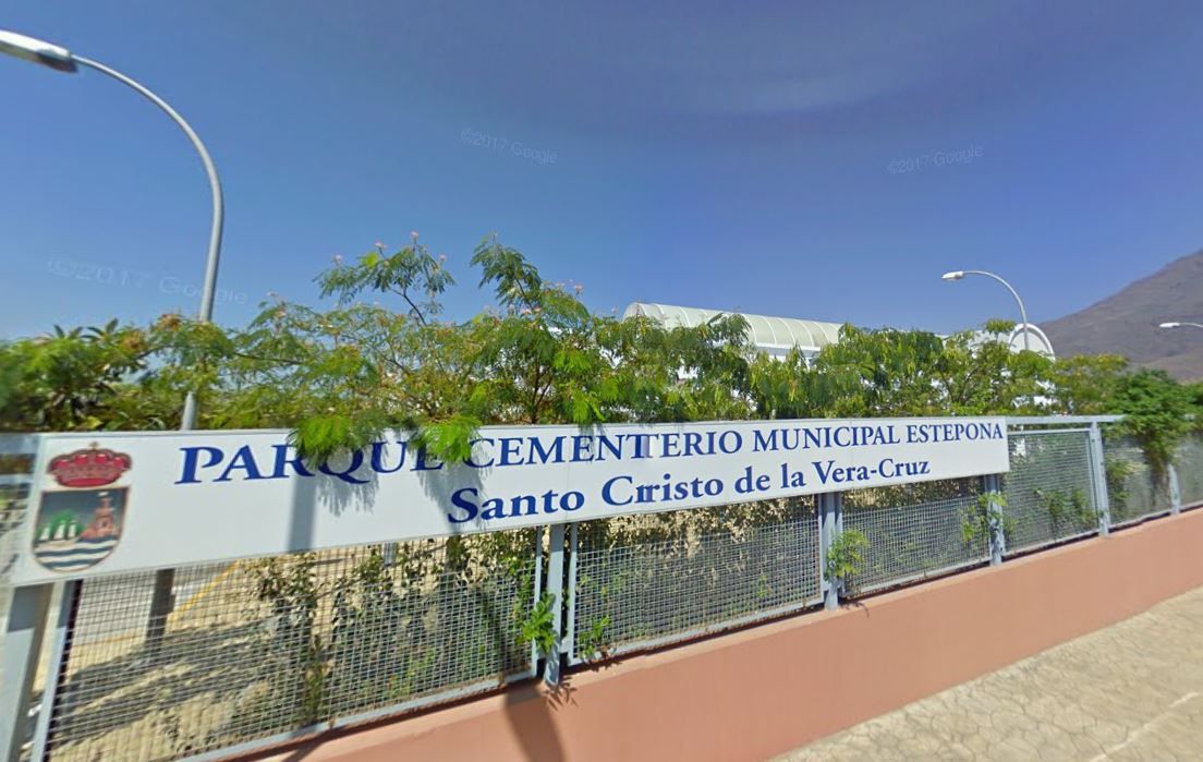 El tanatorio y cementerio de Estepona.