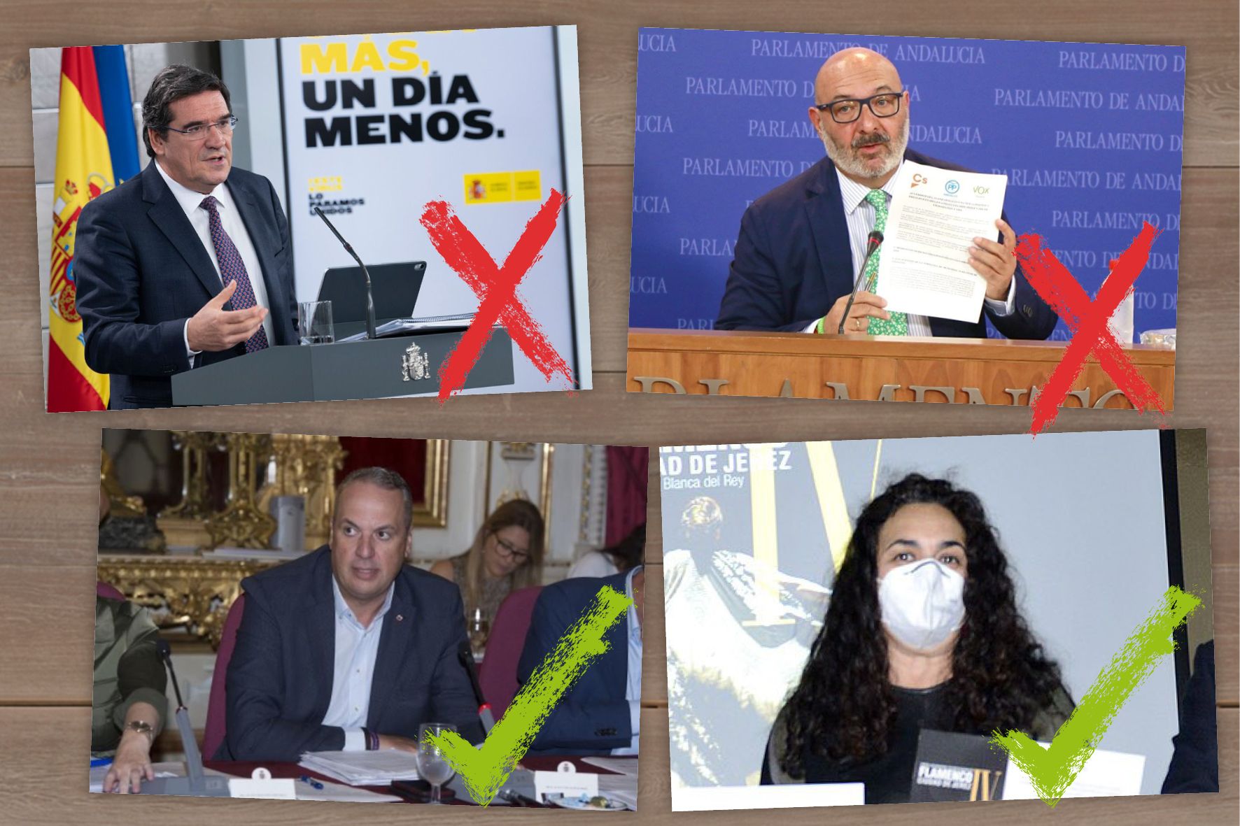 José Luis Escrivá, Alejandro Hernández, Juan Carlos Ruiz Boix y Cristina Cruces.