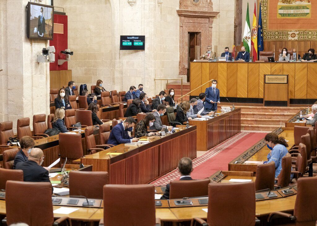 El Pleno del Parlamento, la pasada semana.