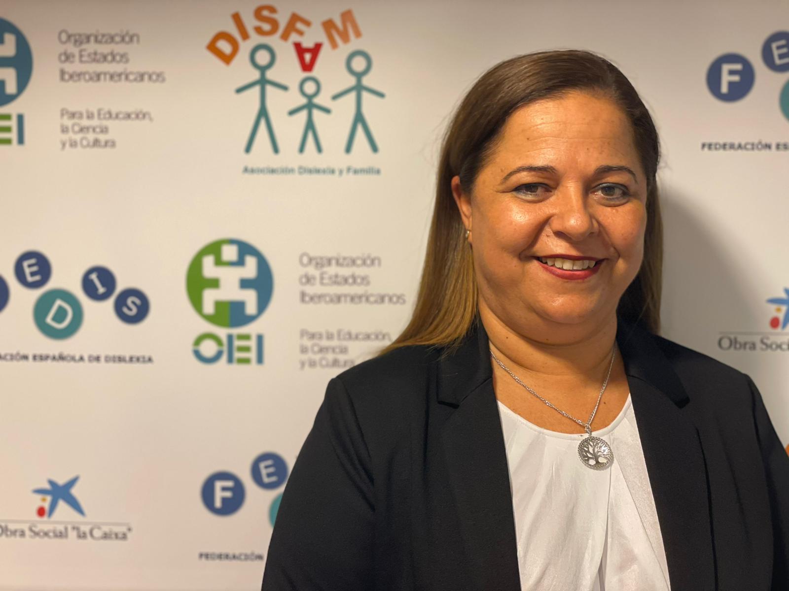 Lucía Alcántara, presidenta de Fedis, la federación nacional de asociaciones de dislexia.