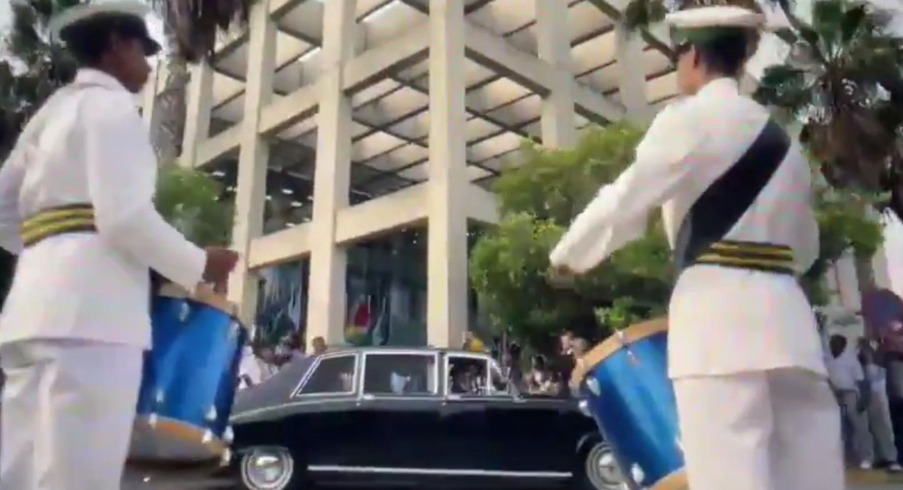 Un momento de la serie 'The Crown' en Puerto Real.