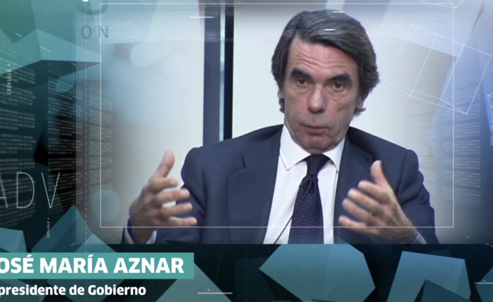 Aznar, en Canal Sur.