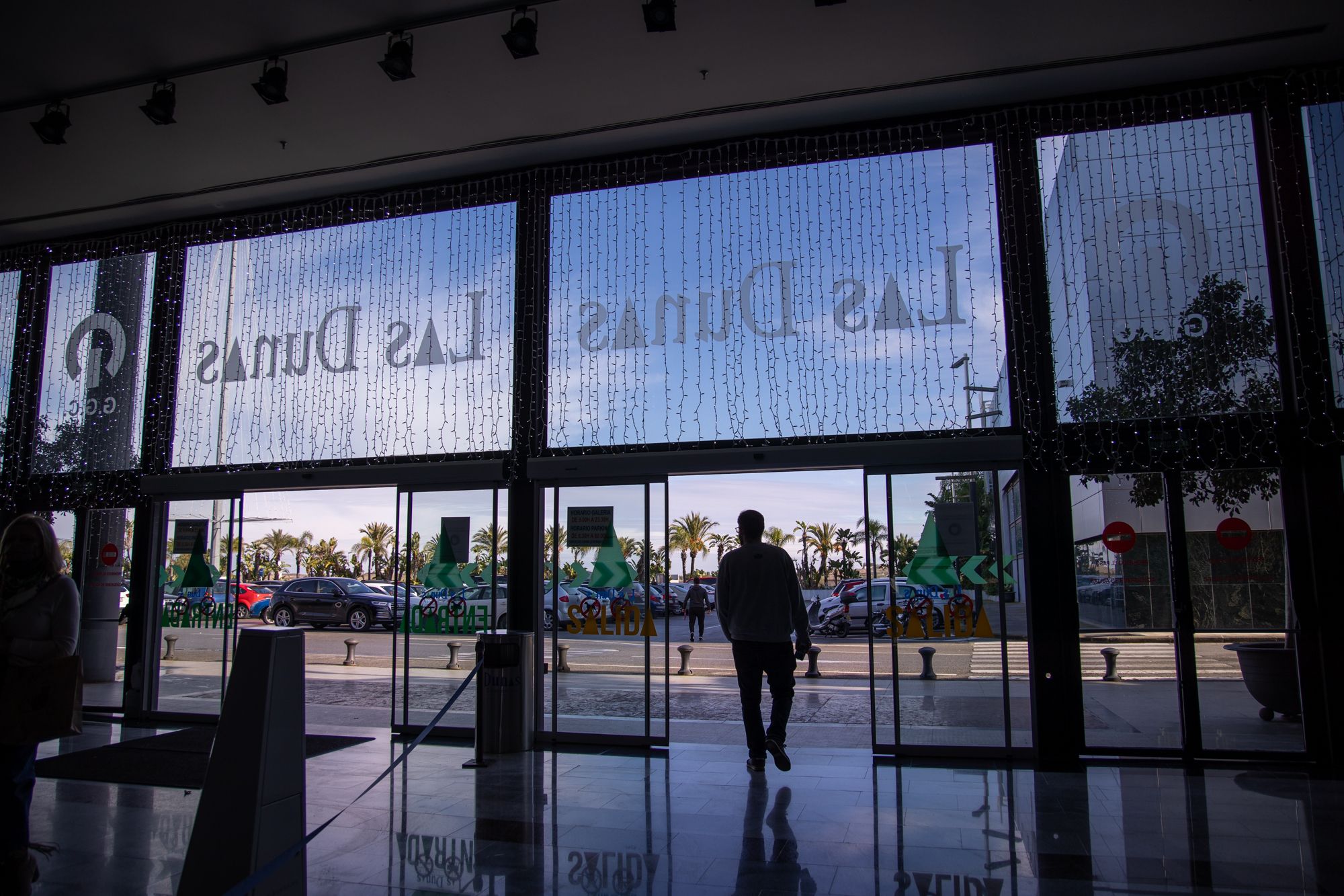 Vista reciente del centro comercial Las Dunas.