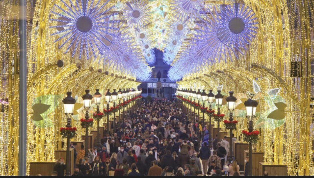 Calle Larios, este pasado viernes. Autor: Jose Antonio G. Moriel / @Jose_G_Moriel